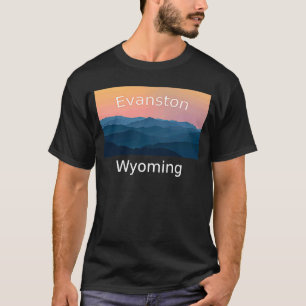 Evanston Wyoming Mountain T-shirt