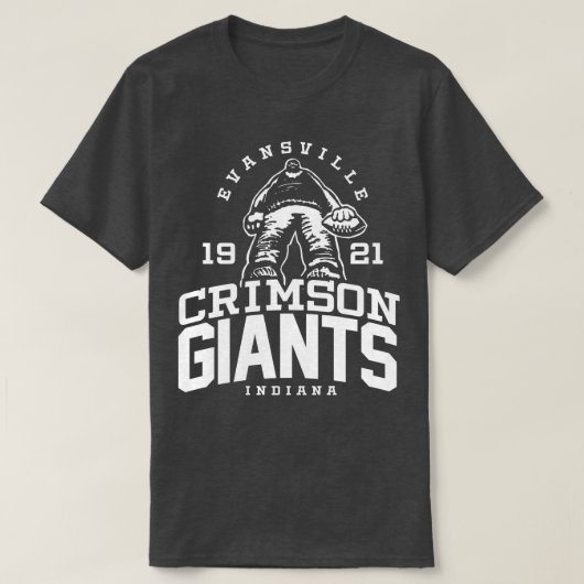 Evansville Crimson Giants T-shirt (Design voorkant)