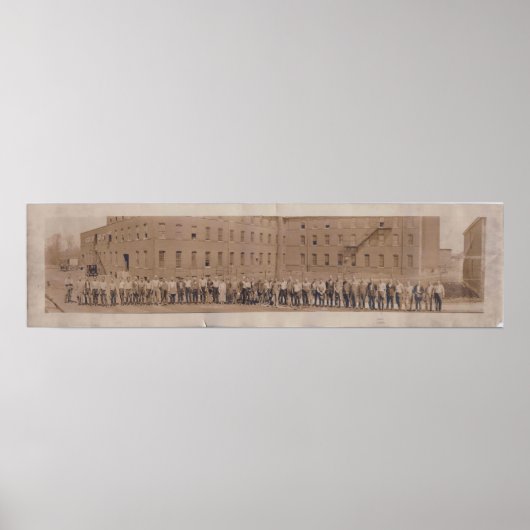 Evansville Desk 1923 - John C Hertel Poster (Voorkant)