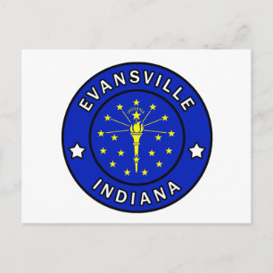 Evansville Indiana Briefkaart