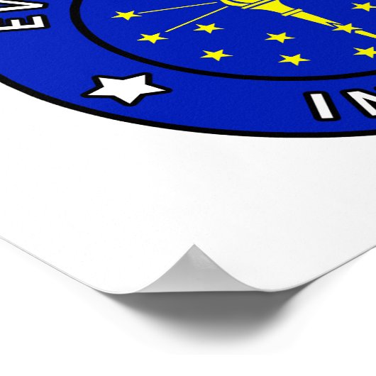 Evansville Indiana Poster (Hoek)