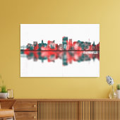 Evansville Indiana Skyline Canvas Afdruk (Insitu (Woonkamer))