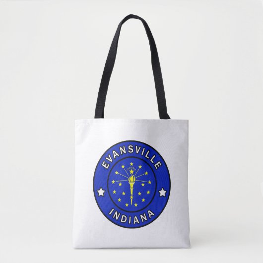Evansville Indiana Tote Bag (Voorkant)