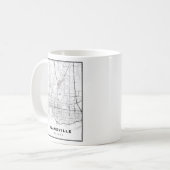 Evansville Kaart Koffiemok (Voorkant links)