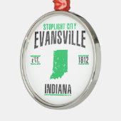 Evansville Metalen Ornament (Links)