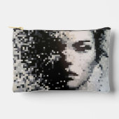Évaporation Portrait Pixel Art Noir et Blanc Etui (Voorkant)