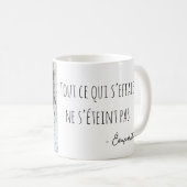 Évaporation Portret chique pixel art noir et blanc Koffiemok (Voorkant rechts)