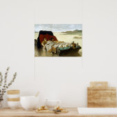 Evariste Luminais The Sons of Clovis II Poster (Keuken)