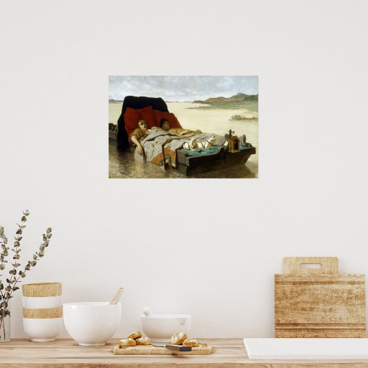 Evariste Luminais The Sons of Clovis II Poster (Keuken)