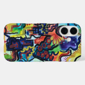 Eva's Garden-Hand Abstracte Kunst Case-Mate iPhone Case (Achterkant (horizontaal))