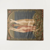 Eve and Lilith Tapestry Wandkleed (Voorkant (horizontaal))