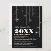 Eve Celebration Invitations nieuwjaar Kaart (Voorkant)