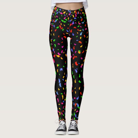 Eve Confetti nieuwjaar Leggings (Voorkant)