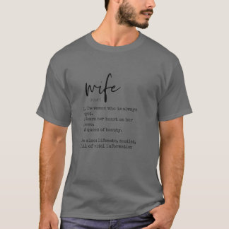 Eve Definition Funny Best Wife Ever Moederdag T-shirt