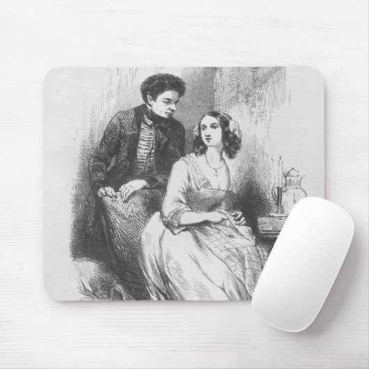 Eve en David Sechard Muismat (Met muis)