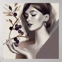 Eve en de verboden vrucht, Vrouw Moderne Muur