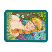 EVE en dienstmiddeleeuwse tuin van Eden MAGNET Magneet (Horizontaal)