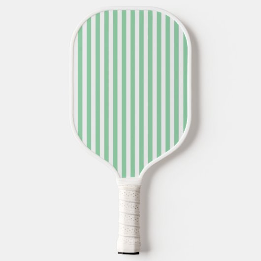 Eve en Sofie Green Stripes Pickleball Paddle (Achterkant)