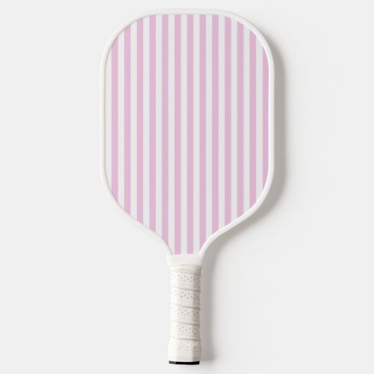 Eve en Sofie Roze Strepen Pickleball Paddle (Achterkant)