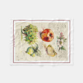 EVE Gedetailleerde illustratie van Apple Fleece Deken (Voorkant (Horizontaal))