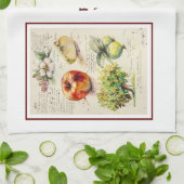 EVE Gedetailleerde illustratie van Apple Theedoek (Gevouwen)