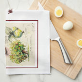 EVE Gedetailleerde illustratie van Apple Theedoek (Quarter Fold)