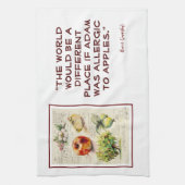 EVE Gedetailleerde illustratie van Apple Theedoek (Verticaal)