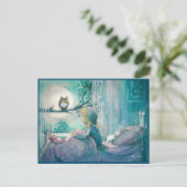 EVE gekleurde goede nachtstruik Briefkaart (Staand voorkant)