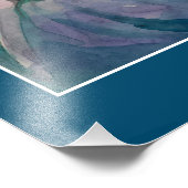 EVE gekleurde goede nachtstruik Foto Afdruk (Hoek)