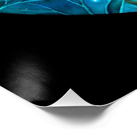 EVE Gepilde Lotus Flower poster (Hoek)