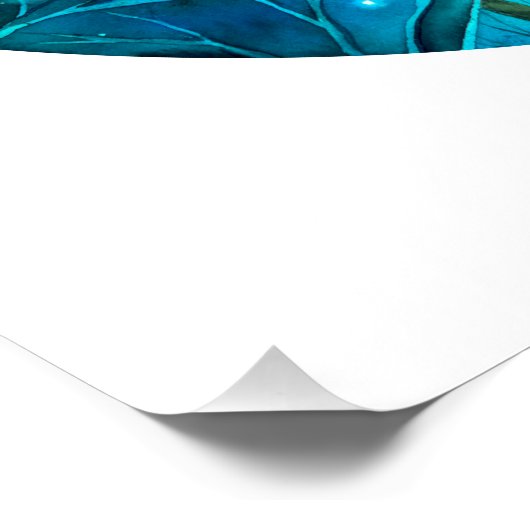 EVE Gepilde Lotus Flower poster (Hoek)