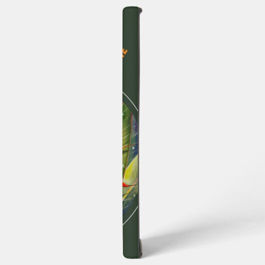 EVE Gepilde Strelizia Flower-telefoontas Samsung Galaxy Hoesje (Linkerkant)