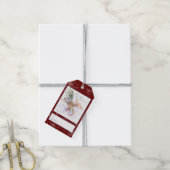 EVE geschilderd kerst rendier en konijn Cadeaulabel (Met Touw)