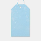 EVE geschilderd kerst rendier en konijn Cadeaulabel (Achterkant)