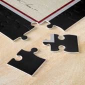 EVE geschilderde rode wijn Puzzle Legpuzzel (Zijkant)