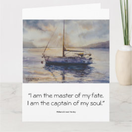 EVE geschilderde zeilboot Kaart