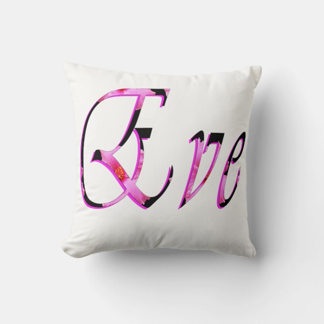 Eve Girls Name Logo, Kussen (Voorkant)