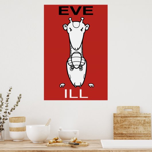 Eve & Ill Poster (Keuken)