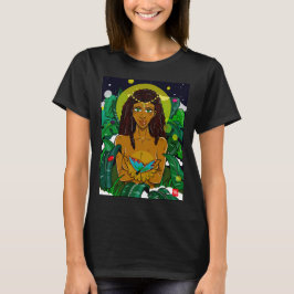 EVE IN THE GARDEN grafisch t shirt