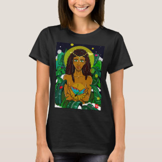 EVE IN THE GARDEN grafisch t shirt