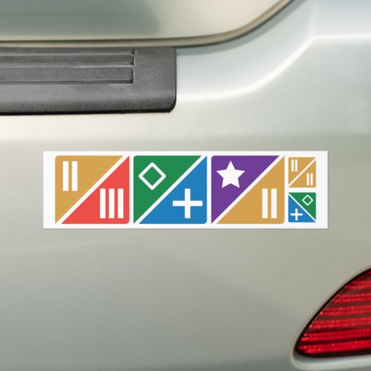 EVE knopinfo-stickers Bumpersticker (Op auto)