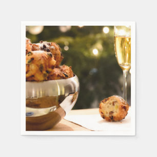 Eve-luiers van nieuwjaars servetten