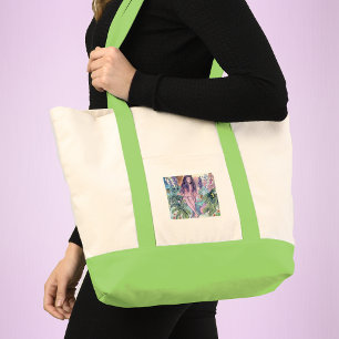 Eve met slang Apple Garden of Eden Tote Bag