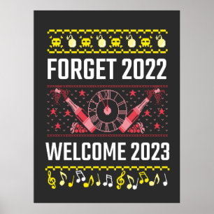 Eve New Year 2022 Welcome 2023 Twitter Po Poster