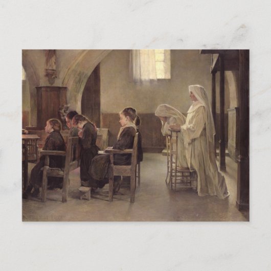 Eve of the First Community, vóór 1890 Briefkaart (Voorkant)