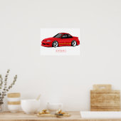 Eve' Paint & Fiber Lexus SC300 Poster (Keuken)
