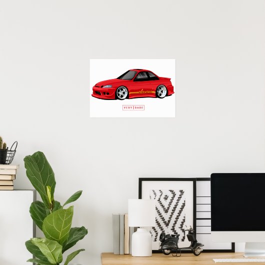 Eve' Paint & Fiber Lexus SC300 Poster (Thuiskantoor)
