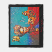 Eve Painted Frida Fleece Deken (Voorkant)