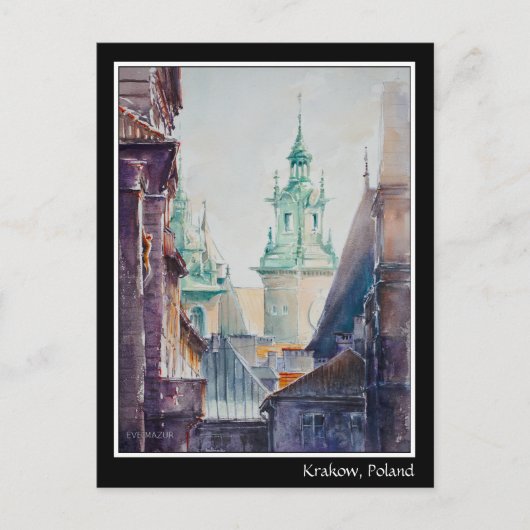 EVE Painted Krakow, de voormalige Poolse stad Briefkaart (Voorkant)