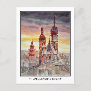 EVE Painted Krakow, de voormalige Poolse stad Briefkaart